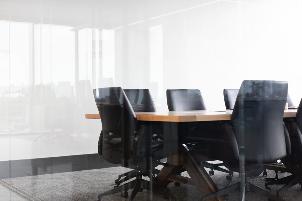 empty office board room